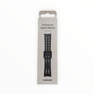 Y9-N Samsung Extreme Sport Band One Click For Watch4 Or Later 20mm - Black S/M